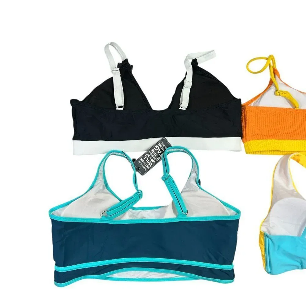 4x Bikini Top Women's Size‎ XL Summer Beach Colorful